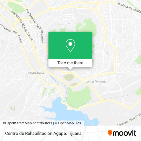 Centro de Rehabilitacion Agape map