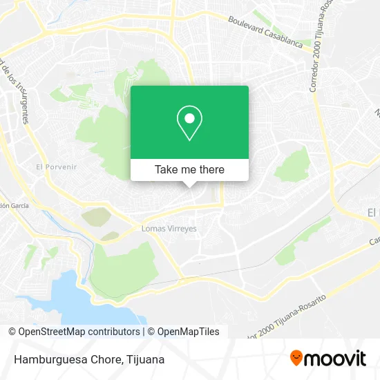 Hamburguesa Chore map
