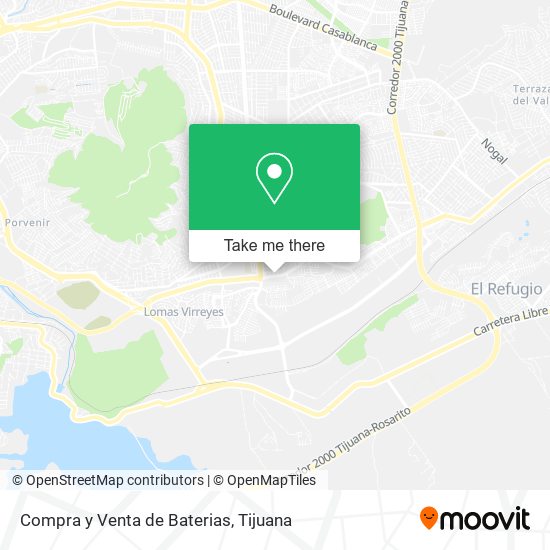 Compra y Venta de Baterias map