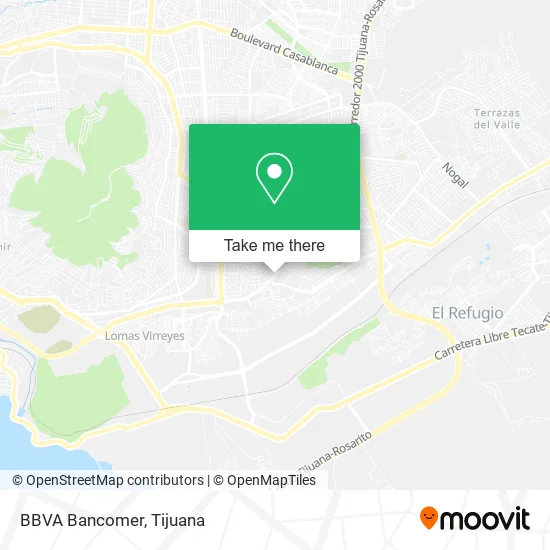 BBVA Bancomer map