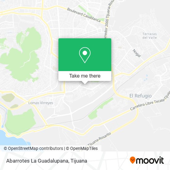 Abarrotes La Guadalupana map
