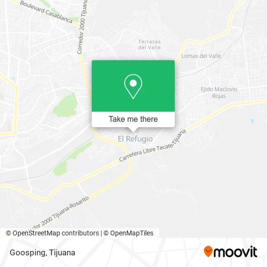 Mapa de Goosping