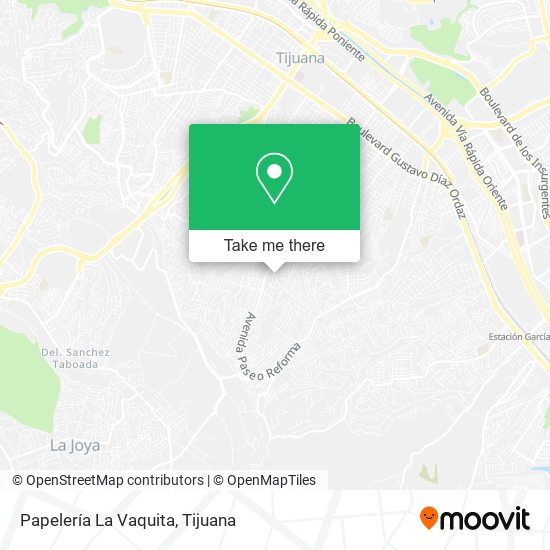Papelería La Vaquita map