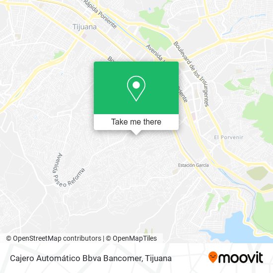 Cajero Automático Bbva Bancomer map