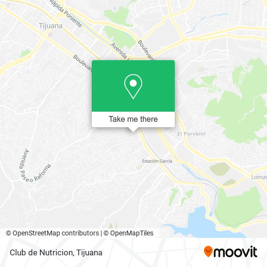 Mapa de Club de Nutricion