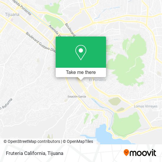 Fruteria California map