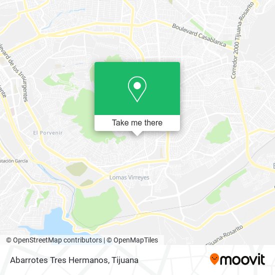 Abarrotes Tres Hermanos map