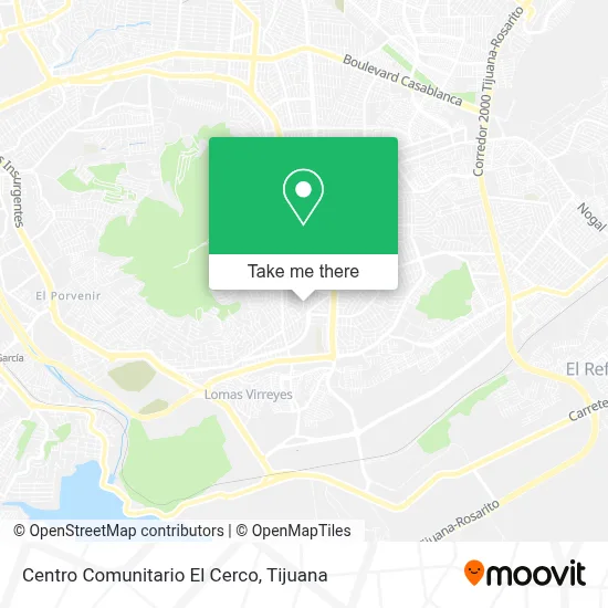 Centro Comunitario El Cerco map