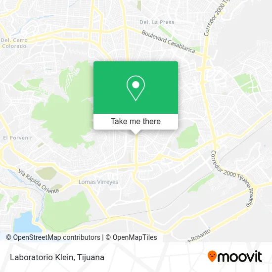 Laboratorio Klein map