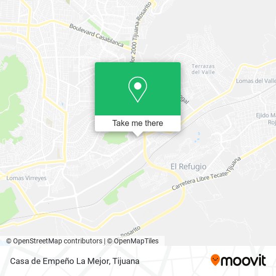 Casa de Empeño La Mejor map