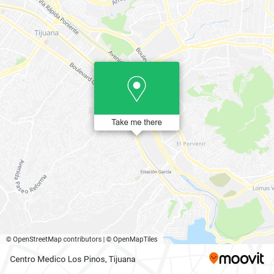 Centro Medico Los Pinos map