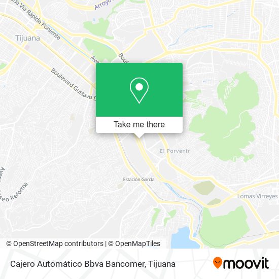 Cajero Automático Bbva Bancomer map