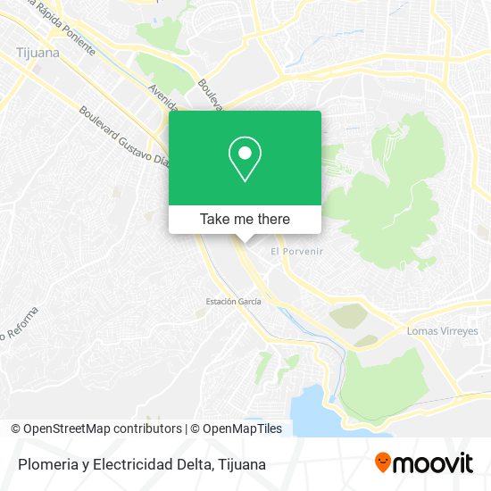 Mapa de Plomeria y Electricidad Delta