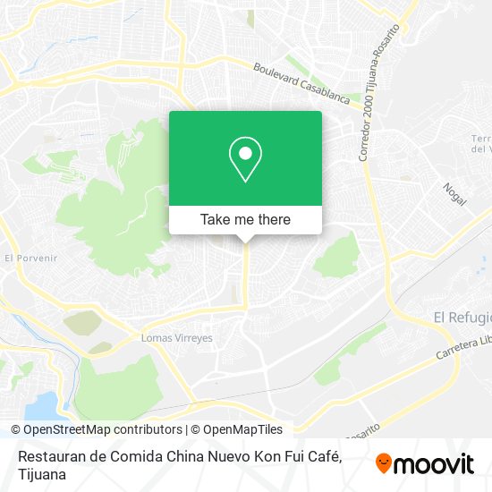 Restauran de Comida China Nuevo Kon Fui Café map