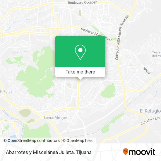Abarrotes y Miscelánea Julieta map
