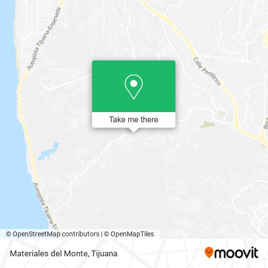 Mapa de Materiales del Monte