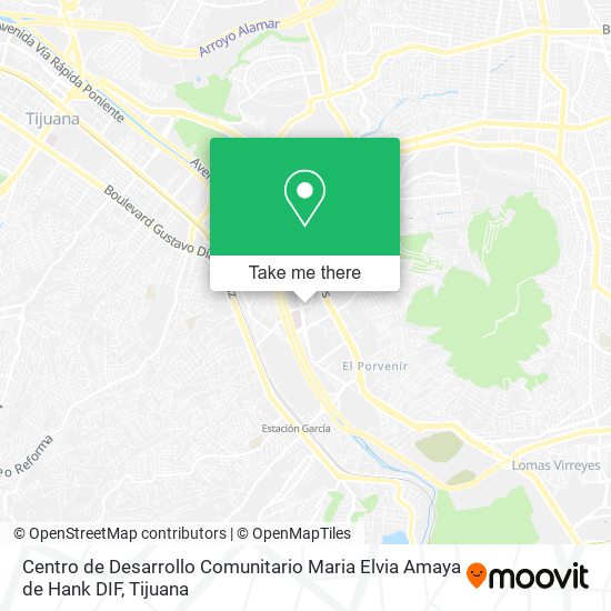 Centro de Desarrollo Comunitario Maria Elvia Amaya de Hank DIF map