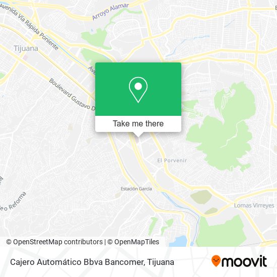 Cajero Automático Bbva Bancomer map