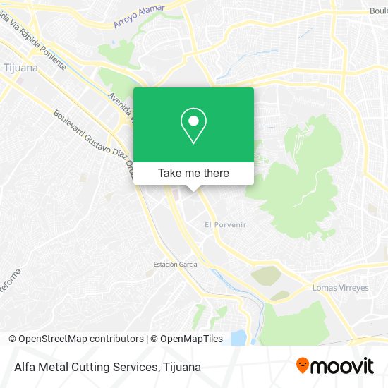 Mapa de Alfa Metal Cutting Services