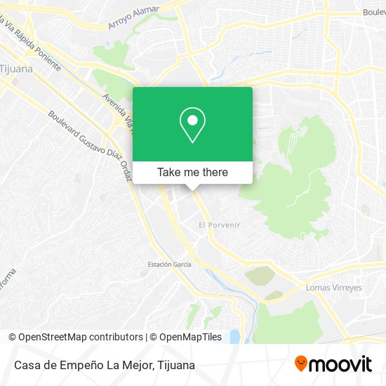 Casa de Empeño La Mejor map