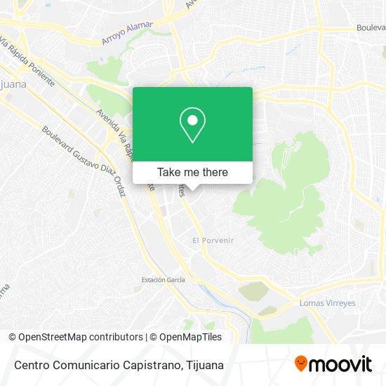 Mapa de Centro Comunicario Capistrano