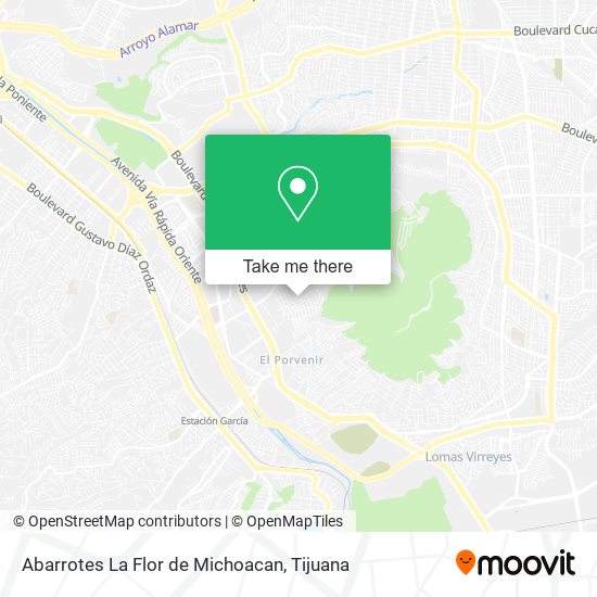 Abarrotes La Flor de Michoacan map