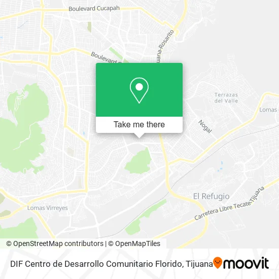 Mapa de DIF Centro de Desarrollo Comunitario Florido