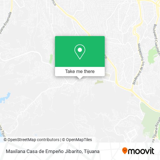 Mapa de Maxilana Casa de Empeño Jibarito