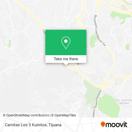 Mapa de Carnitas Los 3 Kuinitos