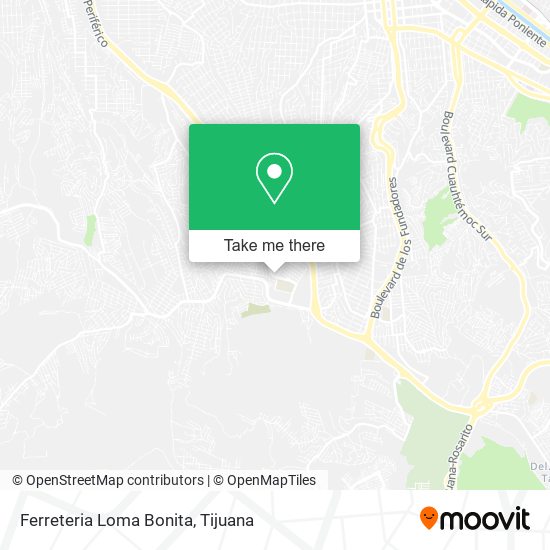 Ferreteria Loma Bonita map