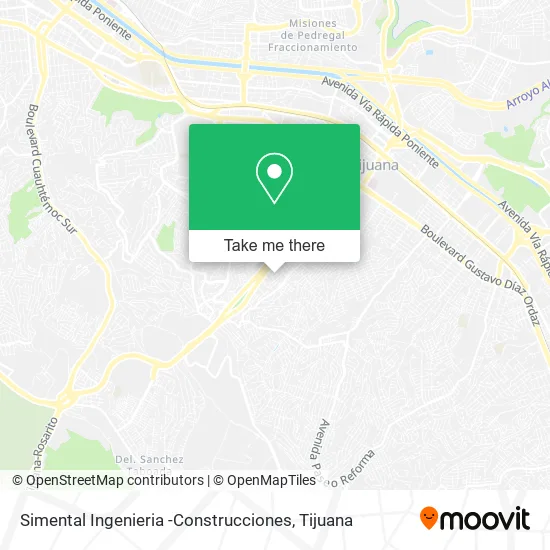 Simental Ingenieria -Construcciones map
