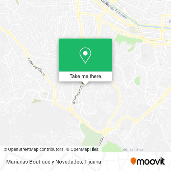 Mapa de Marianas Boutique y Novedades