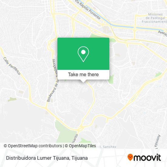 Distribuidora Lumer Tijuana map