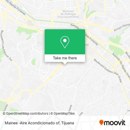 Mainee -Aire Acondicionado of map