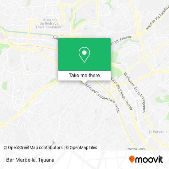 Bar Marbella map