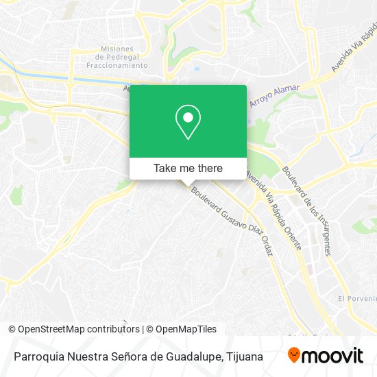 Parroquia Nuestra Señora de Guadalupe map