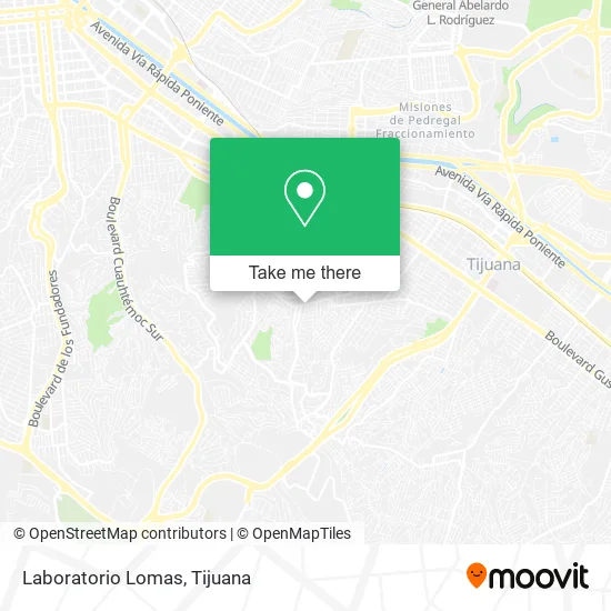 Laboratorio Lomas map
