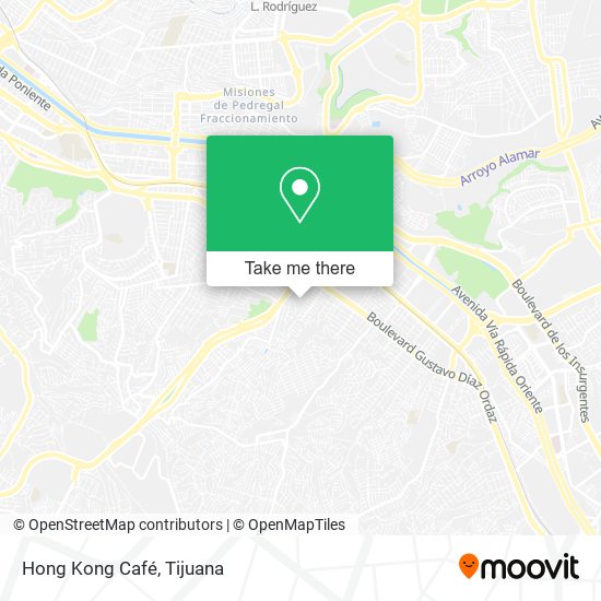 Mapa de Hong Kong Café