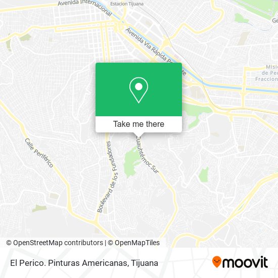 Mapa de El Perico. Pinturas Americanas