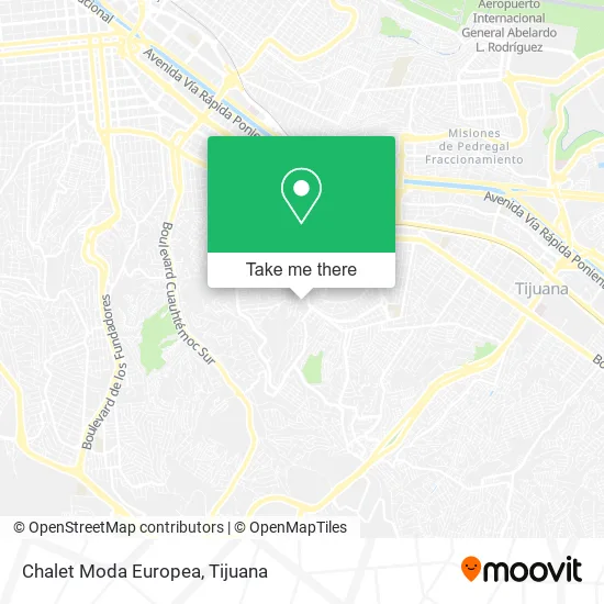 Chalet Moda Europea map