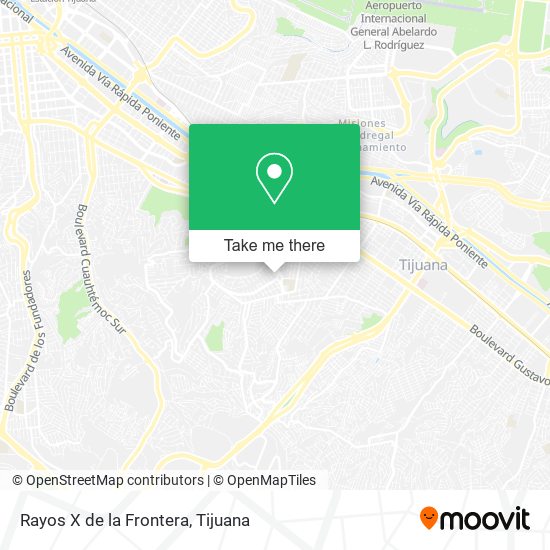 Rayos X de la Frontera map