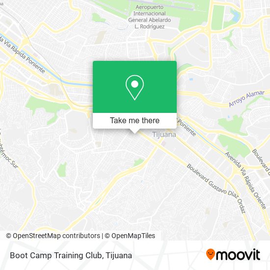 Boot Camp Training Club map