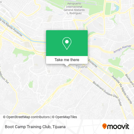 Mapa de Boot Camp Training Club