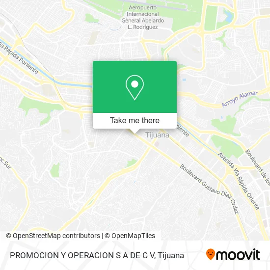 Mapa de PROMOCION Y OPERACION S A DE C V