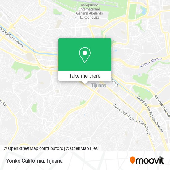 Mapa de Yonke California