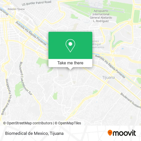 Biomedical de Mexico map
