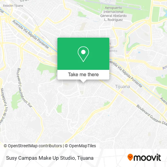 Mapa de Susy Campas Make Up Studio