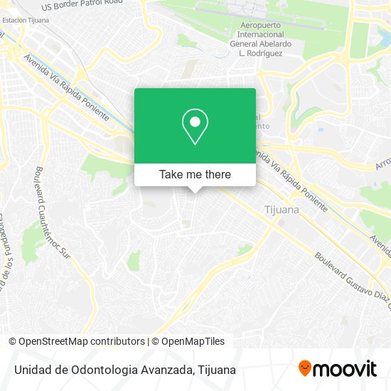 Unidad de Odontologia Avanzada map