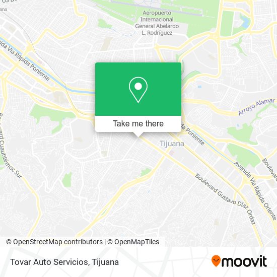 Tovar Auto Servicios map