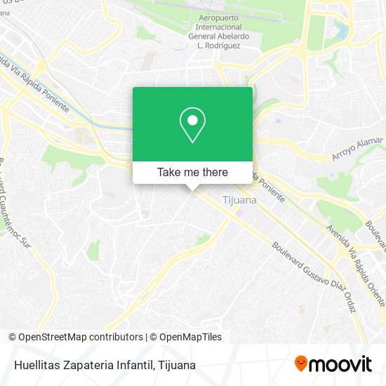 Mapa de Huellitas Zapateria Infantil